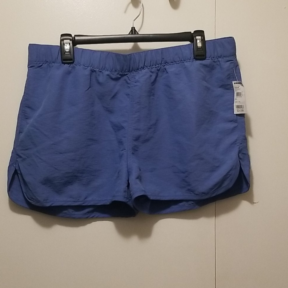 Full Tilt Nylon Shorts, light blue. XXL